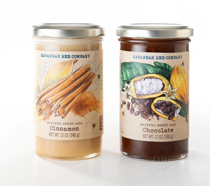 Cinnamon and Chocolate 12oz Whipped Honey Gift Set