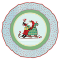 Die Cut Old St. Nick Sleigh Placemat