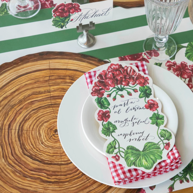 Die Cut Wood Slice Placemat - 12 Sheets