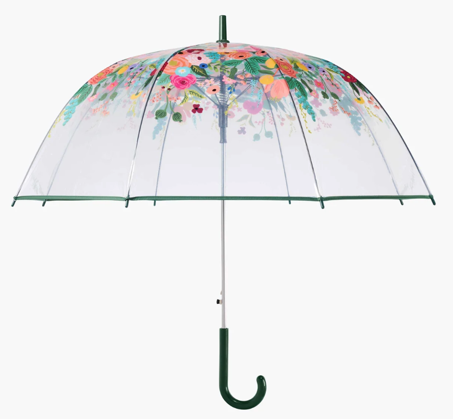 Garden Party Clear Umbrella