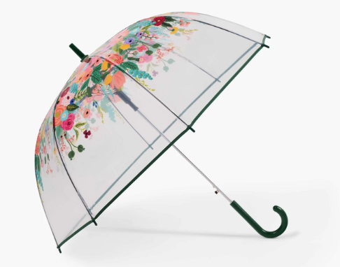 Garden Party Clear Umbrella