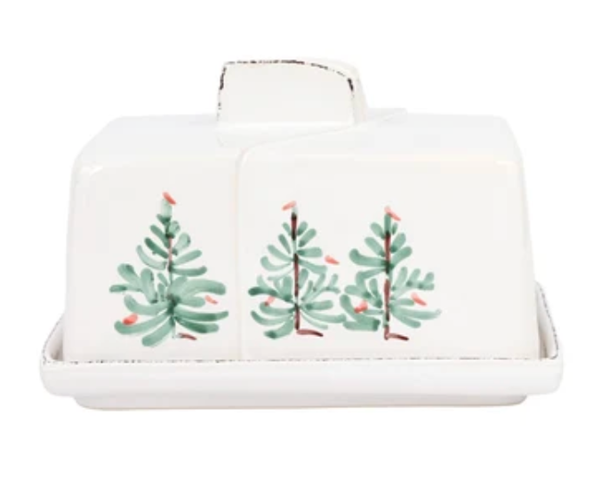 Lastra Holiday Butter Dish