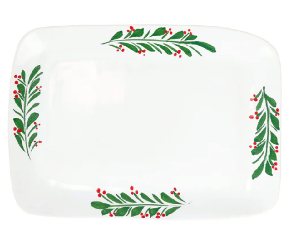 Aria Holiday Rectangular Platter