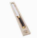 Jean Dubost Bread Knife in Black and Brass