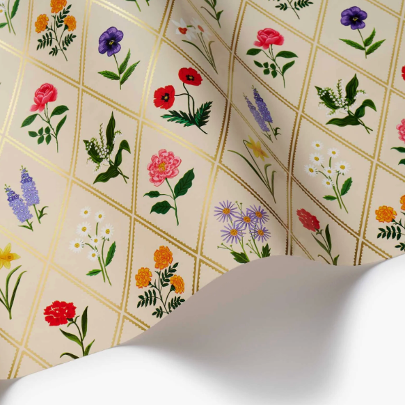 Garden Study Continous Wrapping Roll