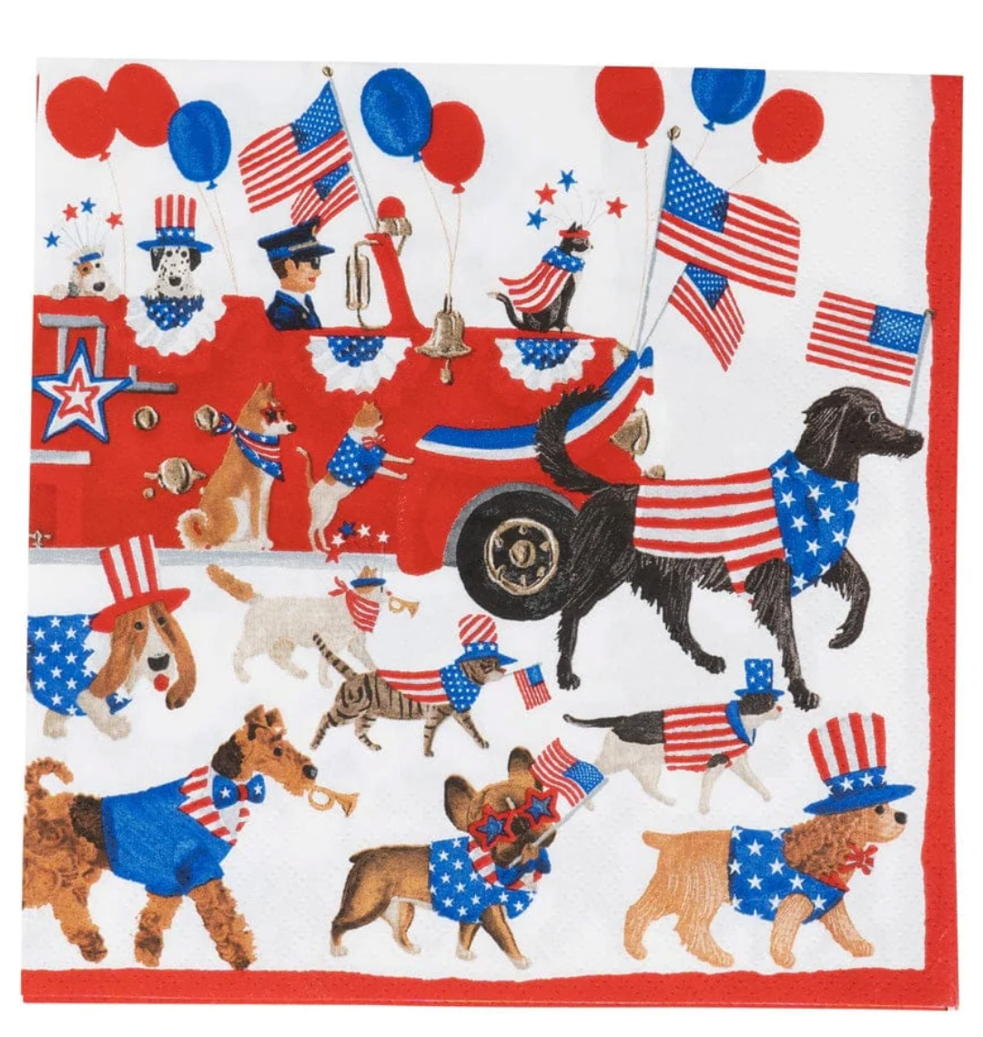 Luncheon Napkins : Join the Parade