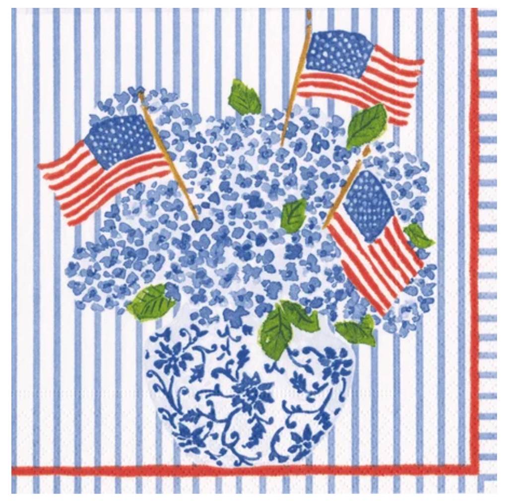 Flags and Hydrangeas Cocktail