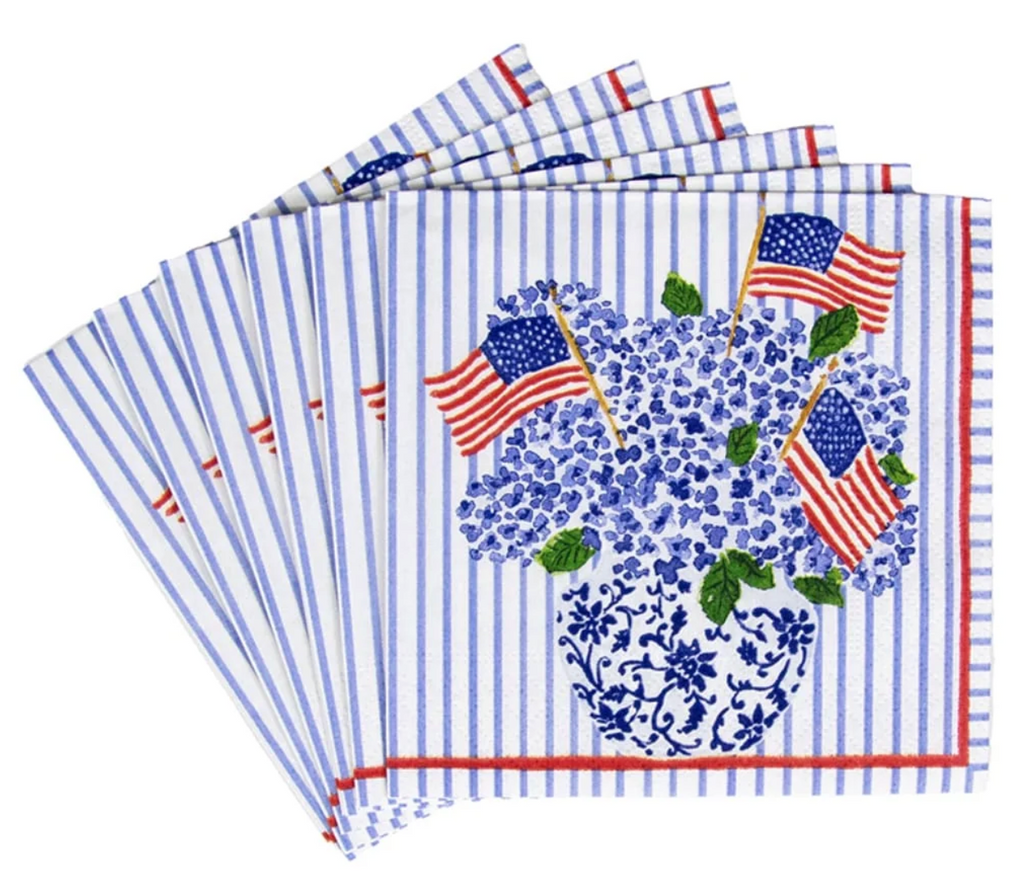 Flags and Hydrangeas Cocktail