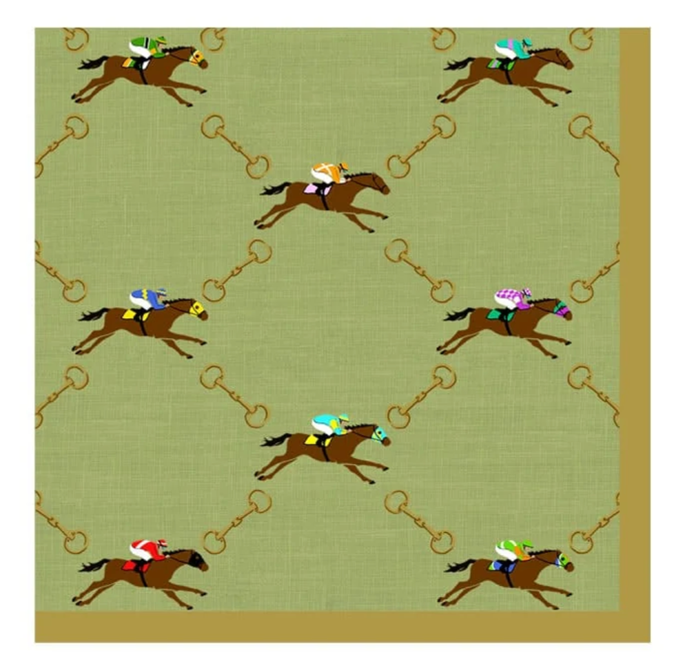 And They're Off Cocktail Napkin
