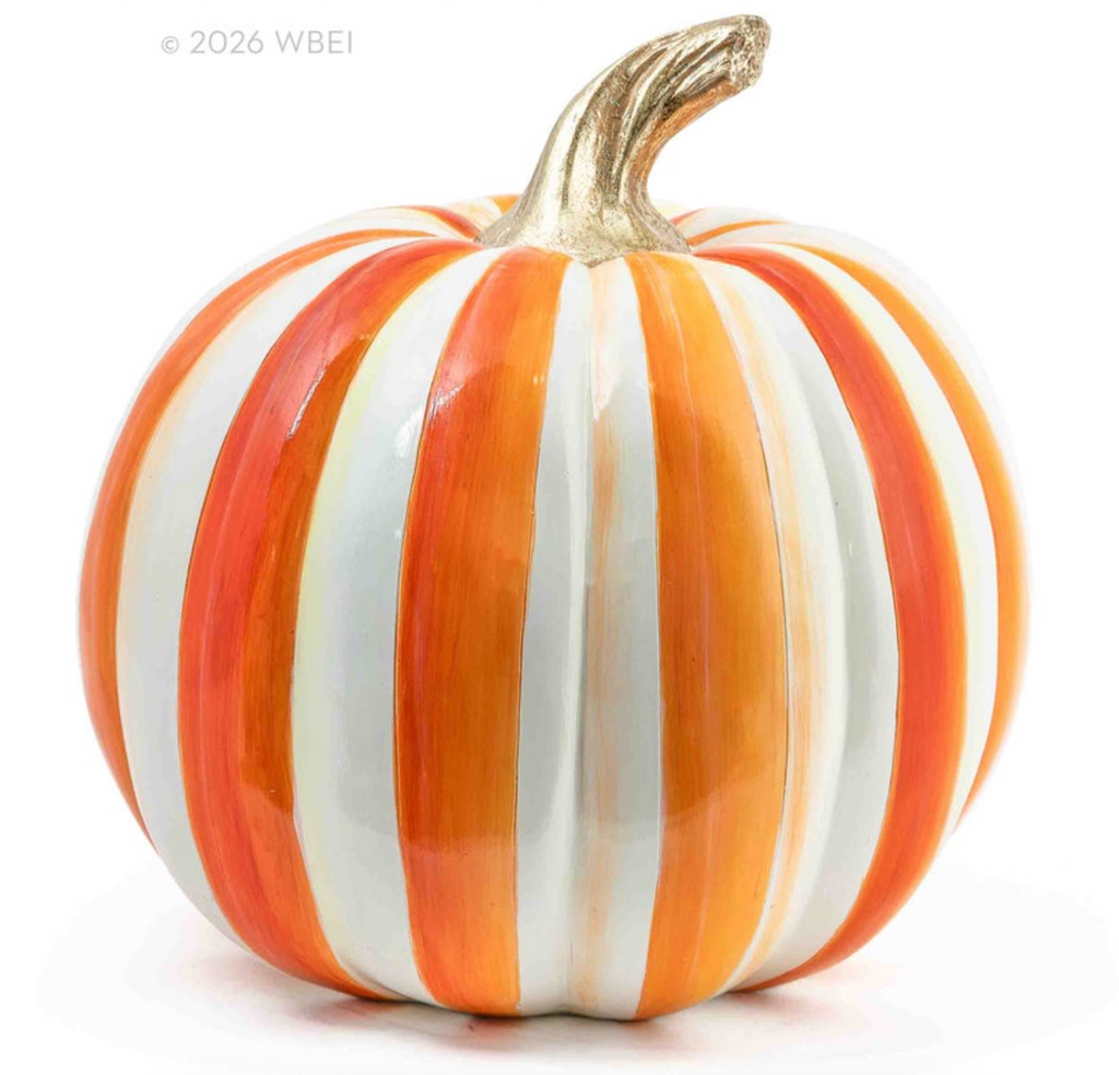 Orange Stripe Medium Pumpkin