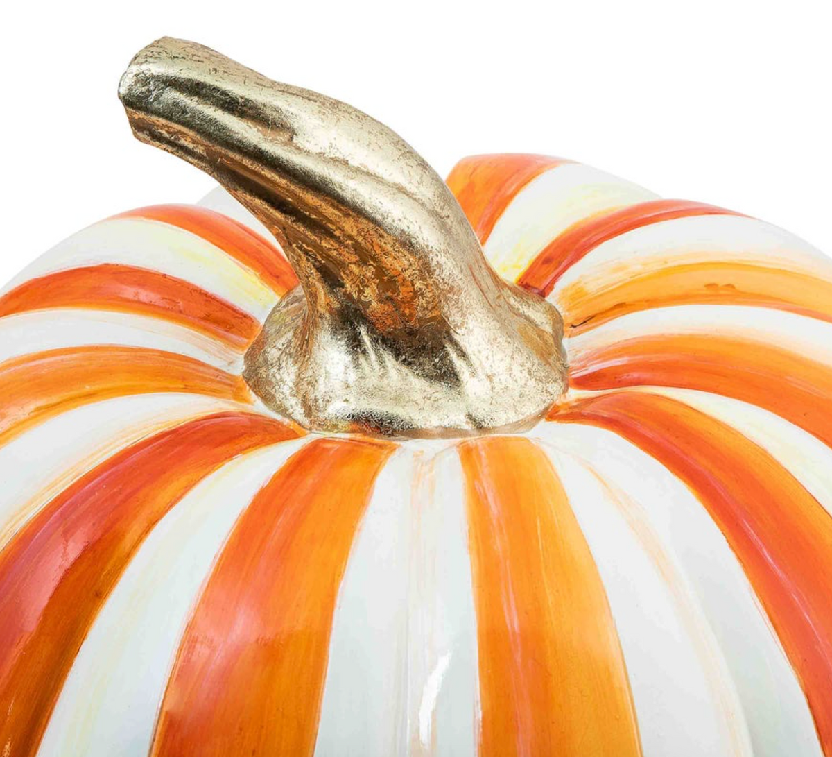 Orange Stripe Medium Pumpkin