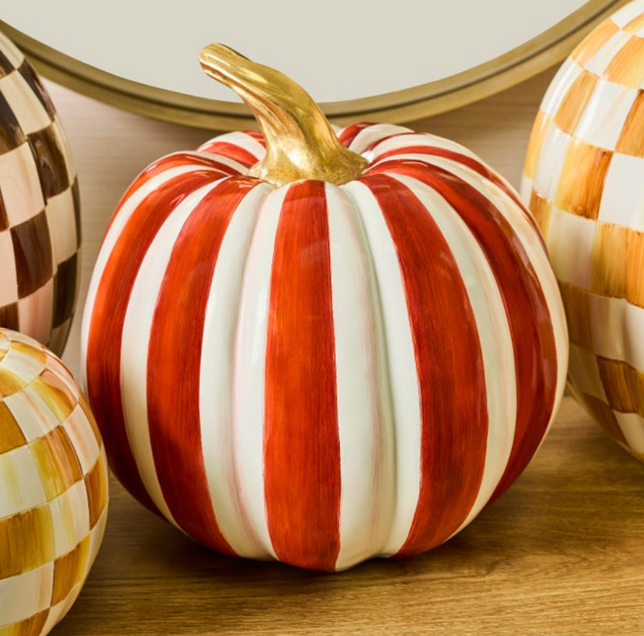 Paprika Stripe Medium Pumpkin