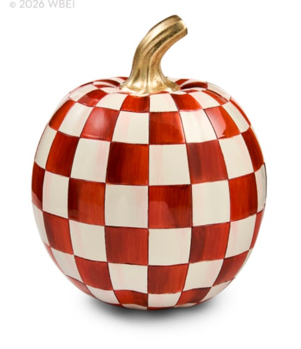 Paprika Check Small Pumpkin