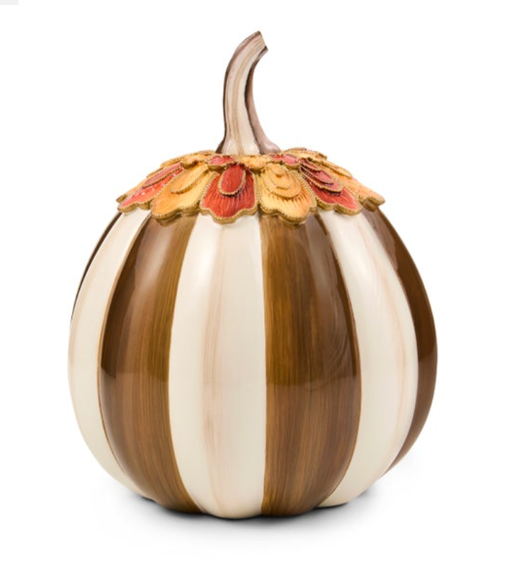 Harvest Glow Chocolate Stripe Pumpkin