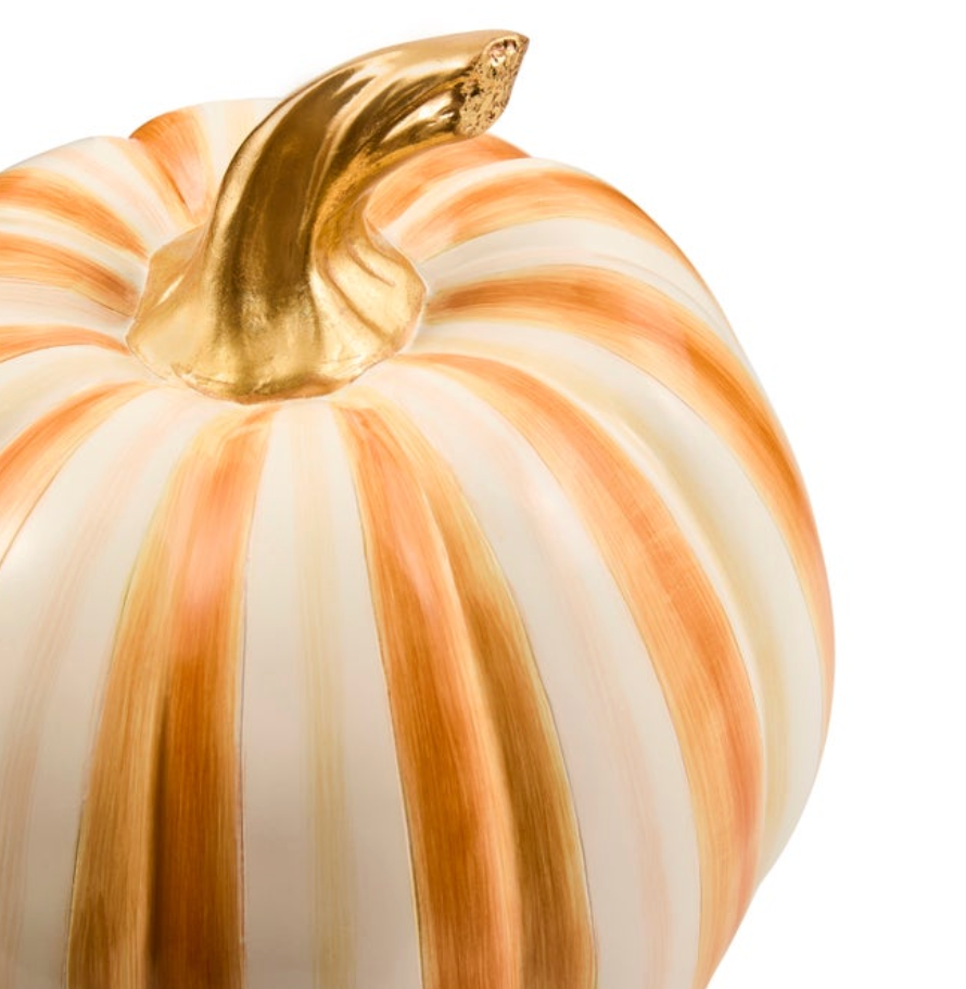 Amber Stripe Medium Pumpkin