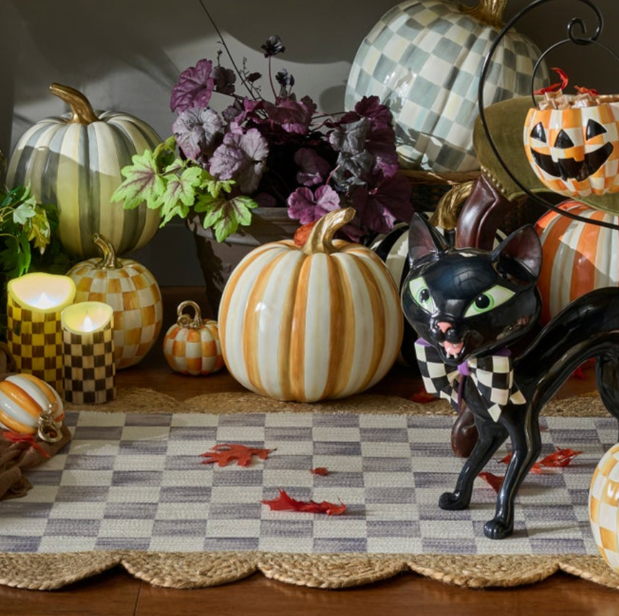 Amber Stripe Medium Pumpkin