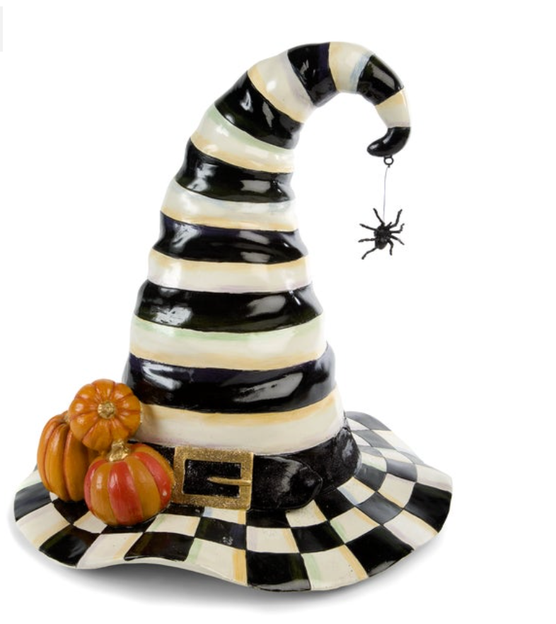 Courtly Stripe Witch's Hat