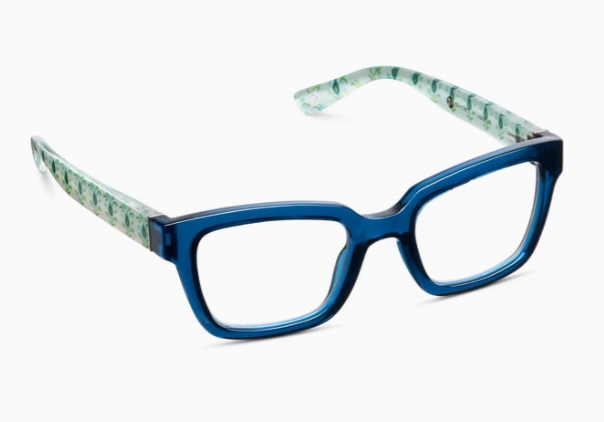 Siren- Deep Blue/Rosemary White
