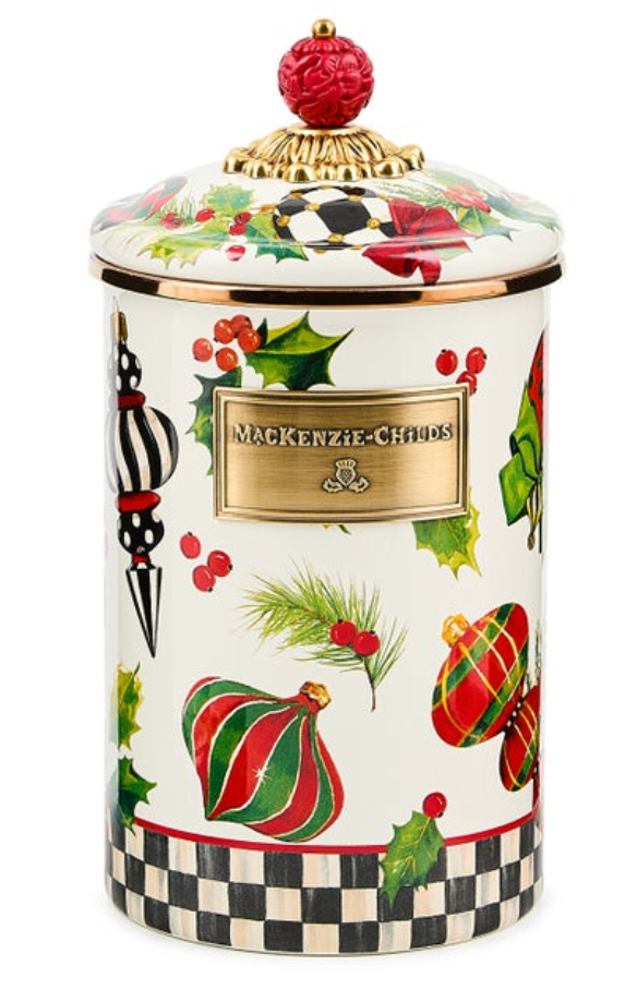 Deck The Halls Large Canister