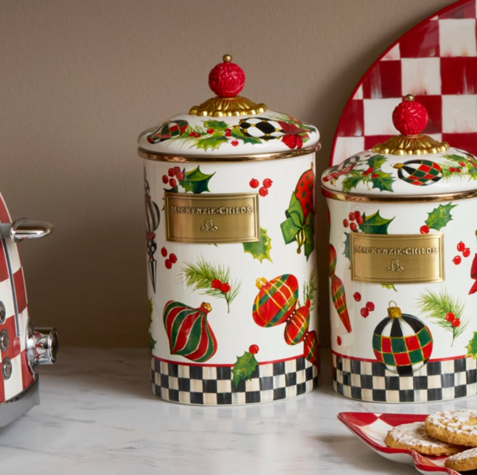 Deck The Halls Large Canister