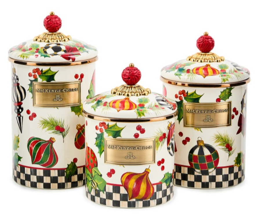 Deck The Halls Large Canister