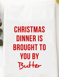 Christmas Dinner Tea Towel
