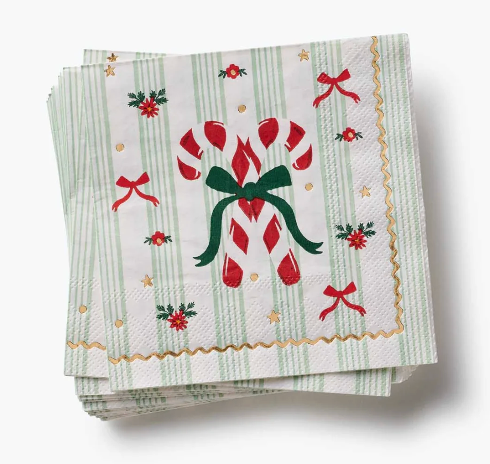 Holly Jolly Paper Cocktail Napkins