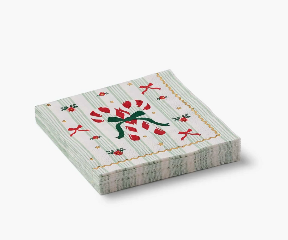 Holly Jolly Paper Cocktail Napkins