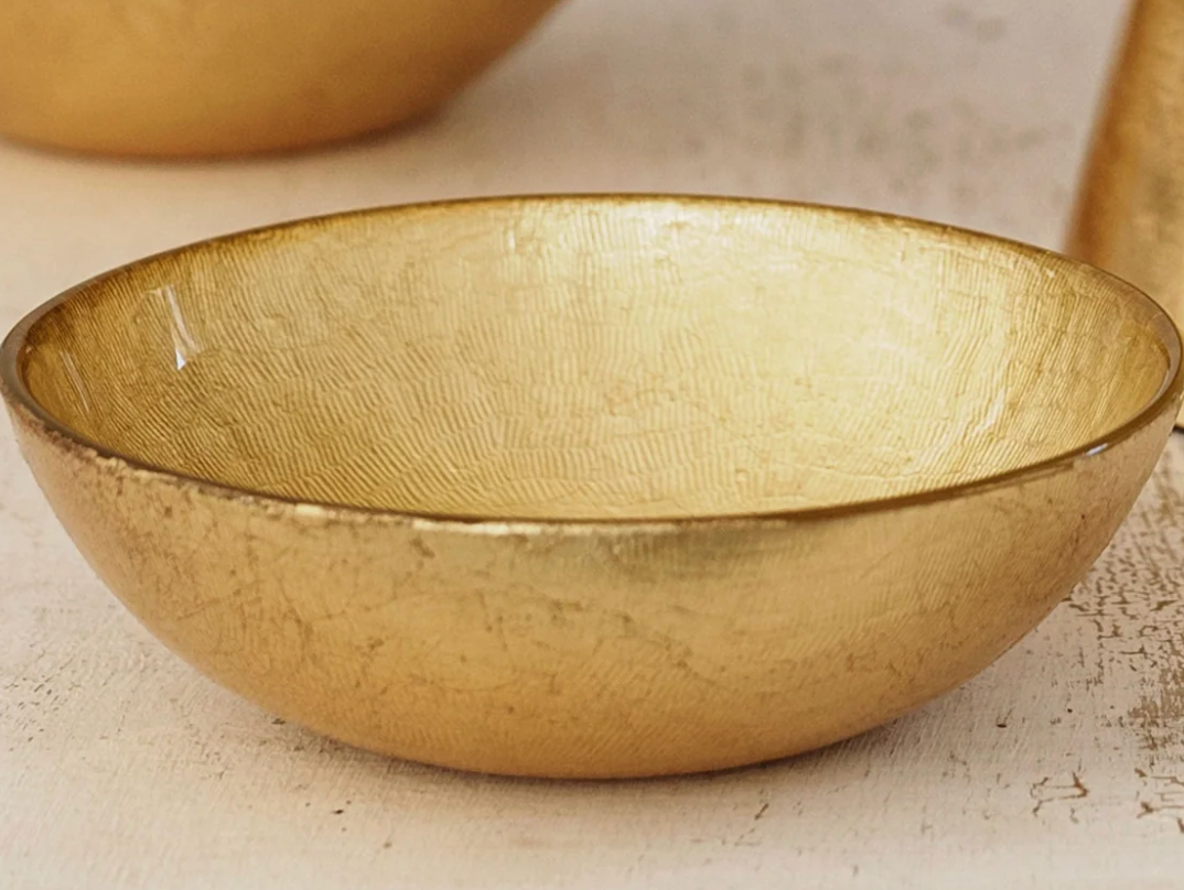 Moon Glass Shallow Dipping Bowl