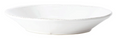 Melamine Lastra White Shallow Bowl