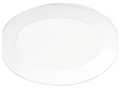 Melamine Lastra White Oval Platter