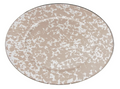 Oval Tray : Taupe Swirl