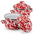 Petite Tureen : Red Swirl