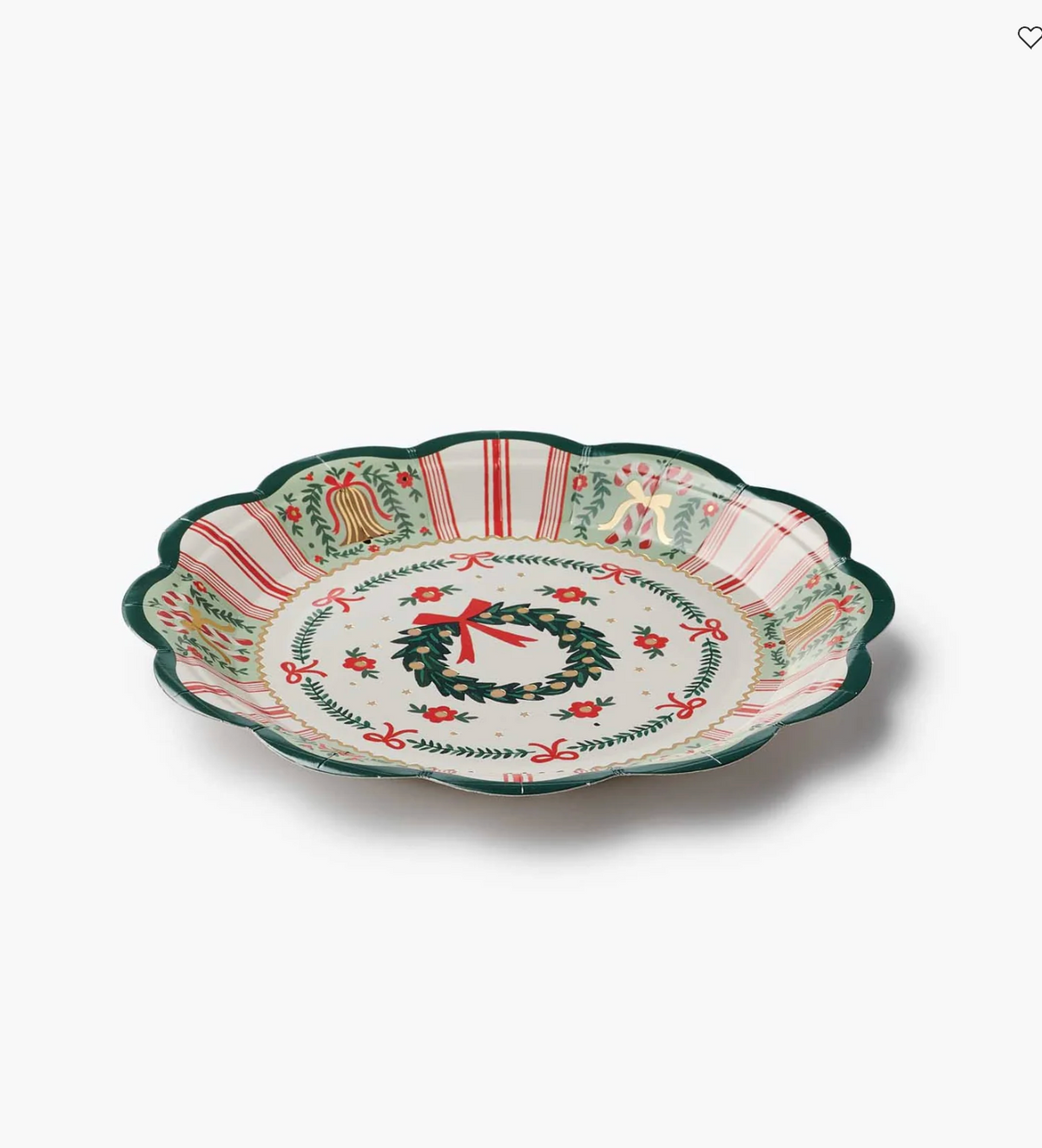 Holly Jolly Paper Small Paper Plates