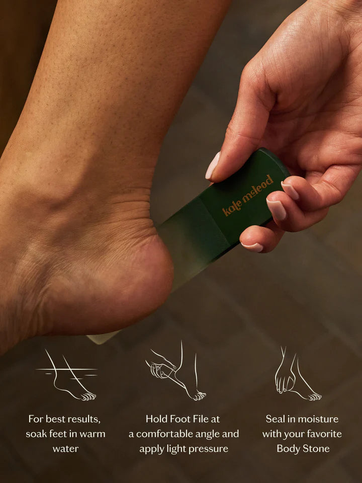 The Foot File - Glass Foot Buffer & Callus Remover