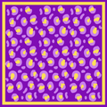 Gameday Bandana Scarf in Purple & Gold (3 PRINTS)  