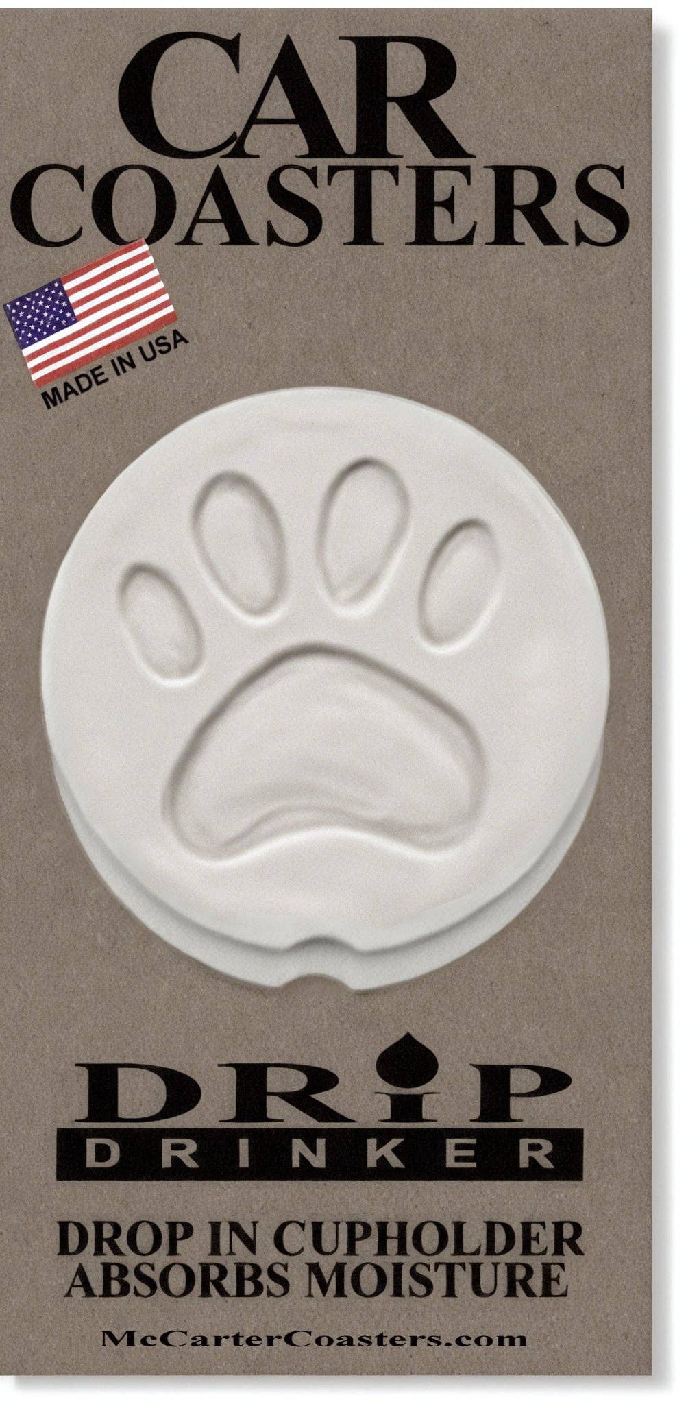 Dog Paw Car Coasters