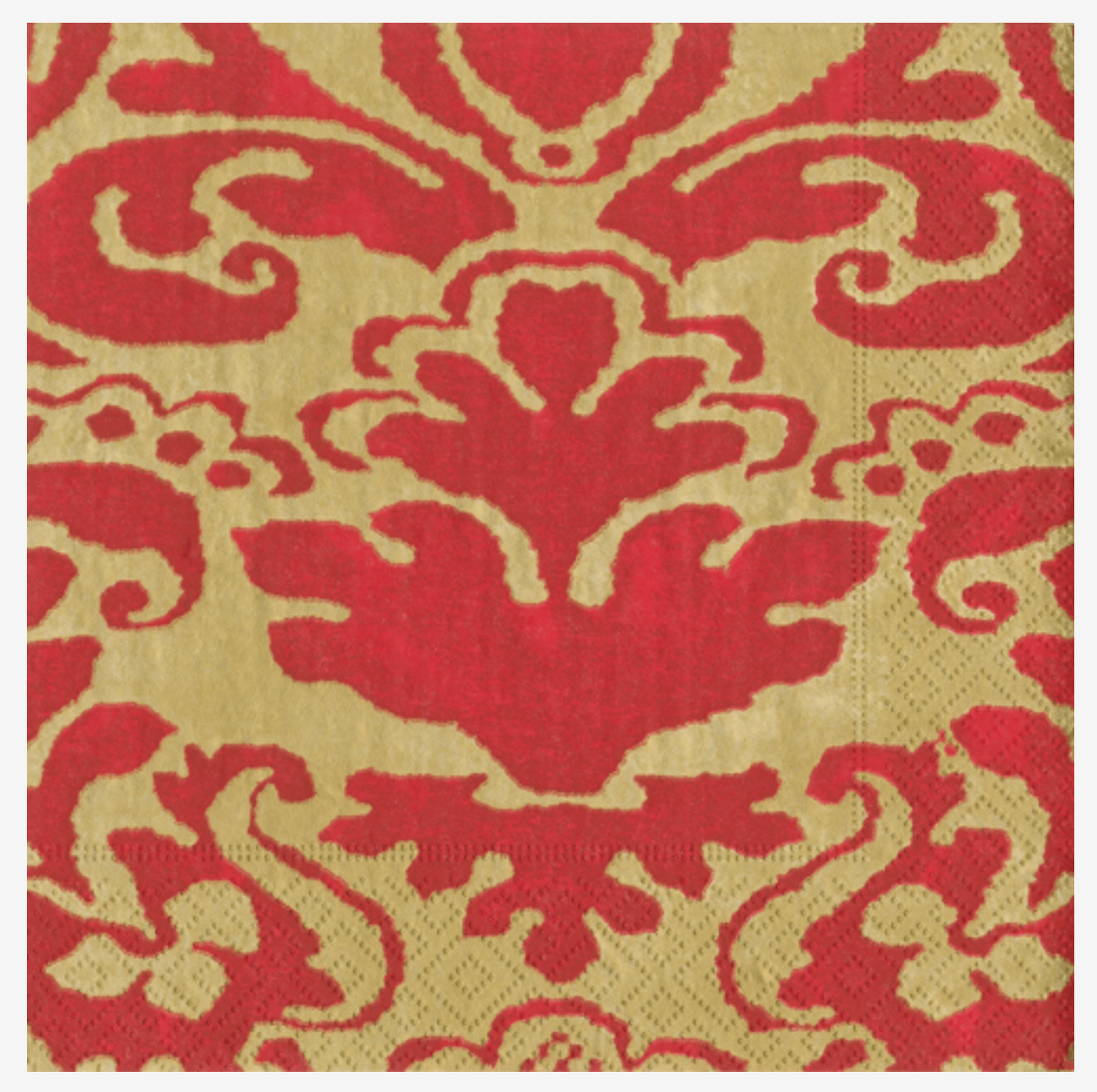 Cocktail Napkins : Palazzo Red