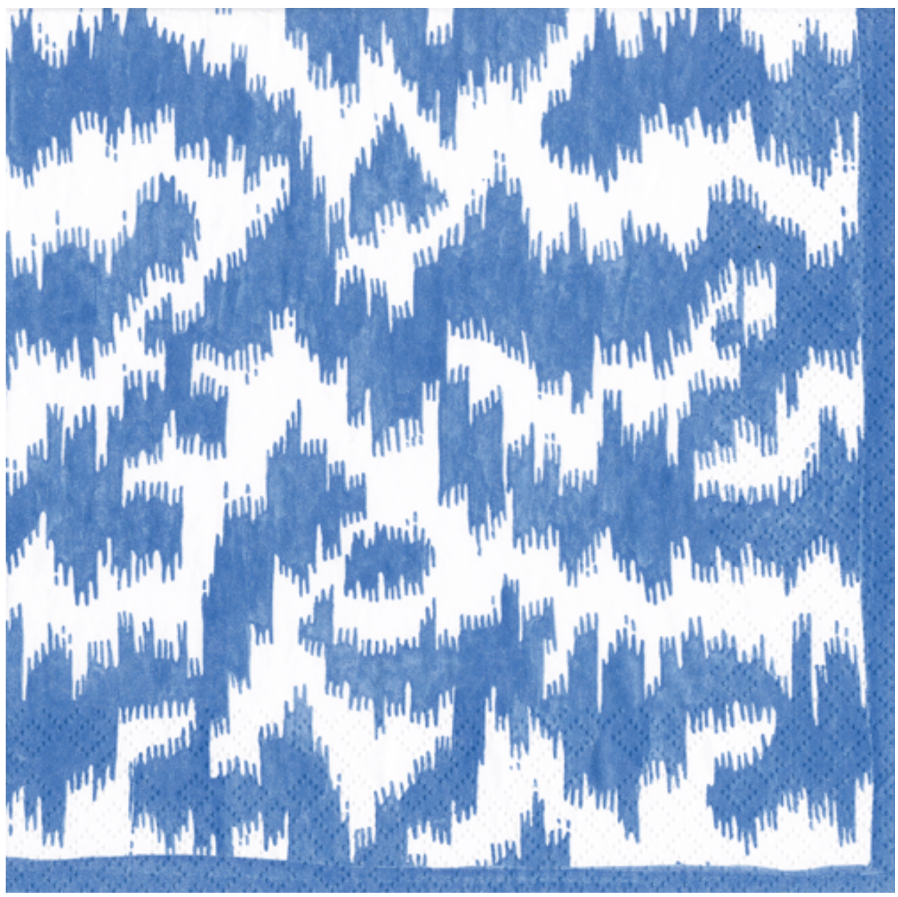 Luncheon Napkins : Modern Moire Blue Retired