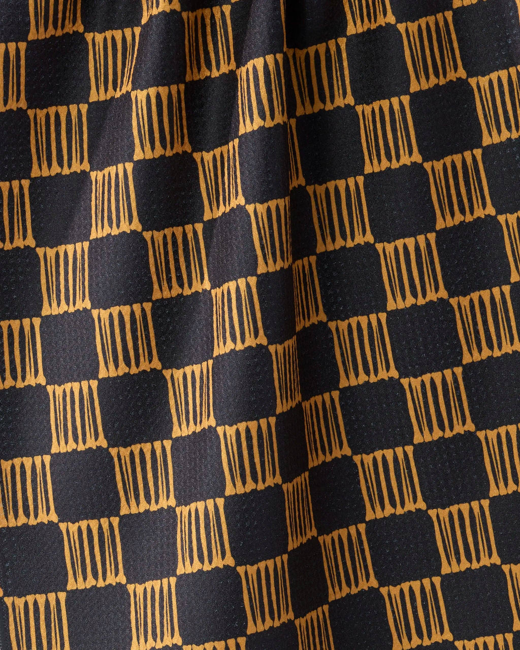 Lantern Grid Tea Towel - Halloween 2026