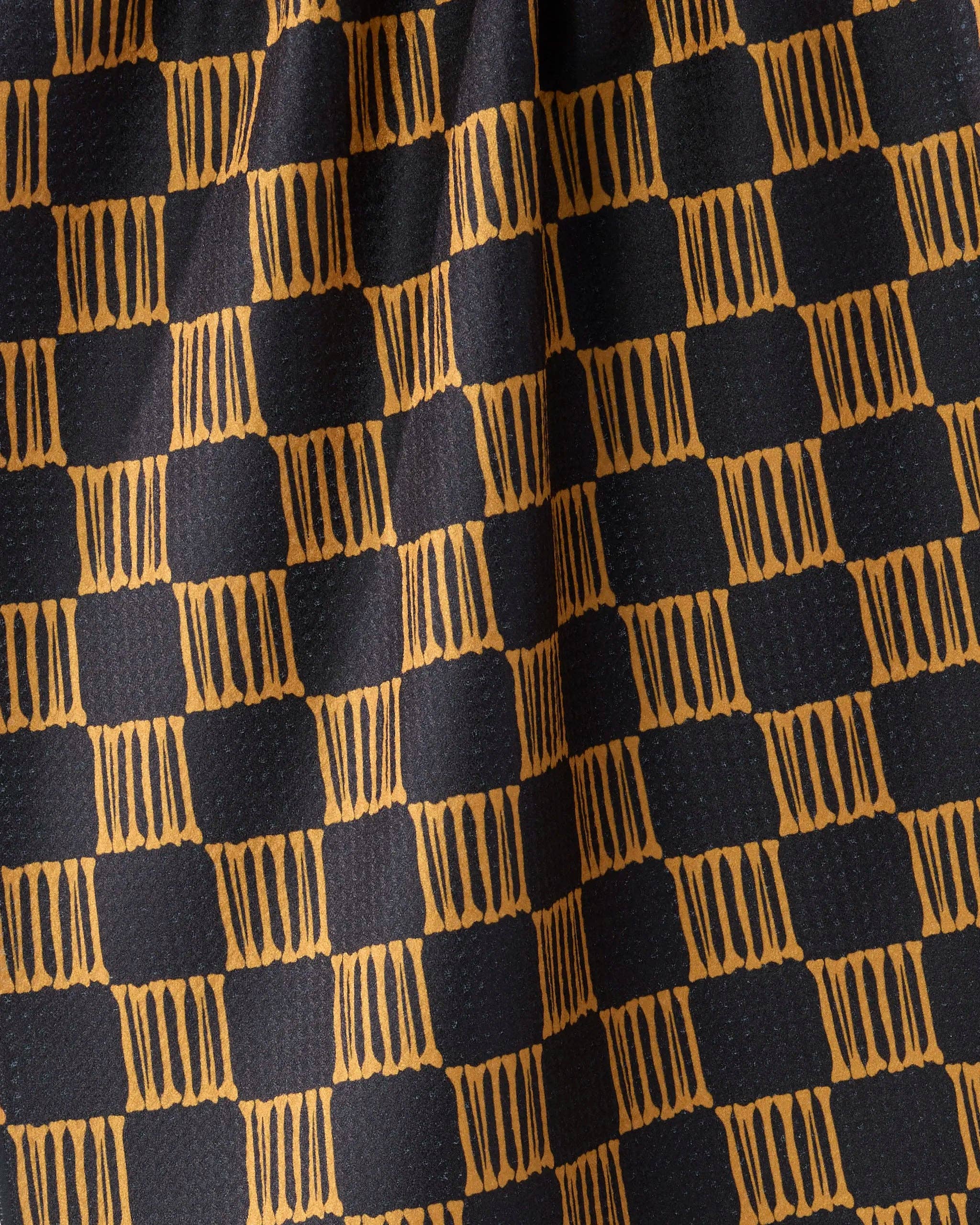 Lantern Grid Tea Towel - Halloween 2026
