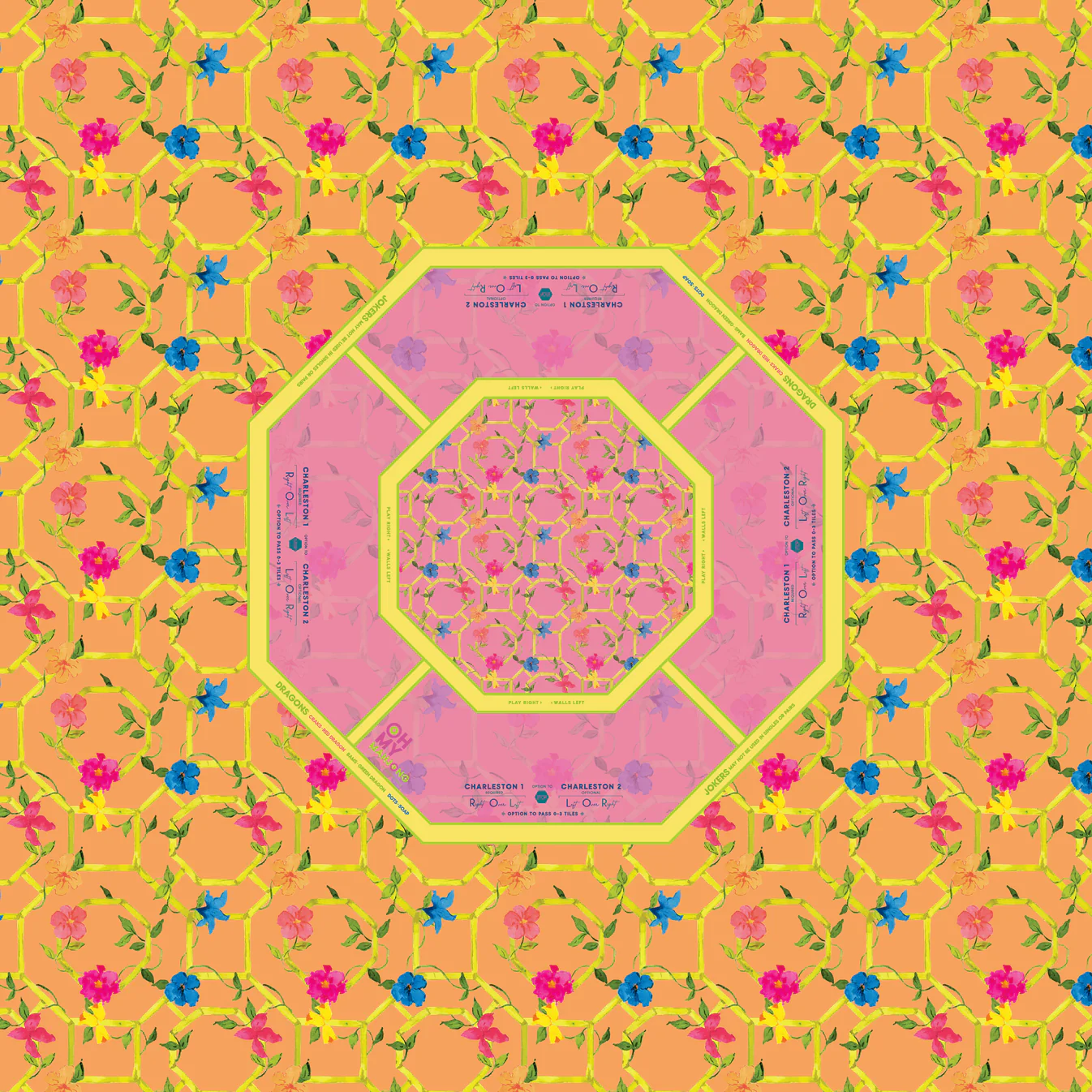 Bagua Blossom Tile Bag