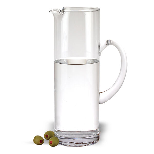 Celebrate Mouth Blown Glass Pitcher