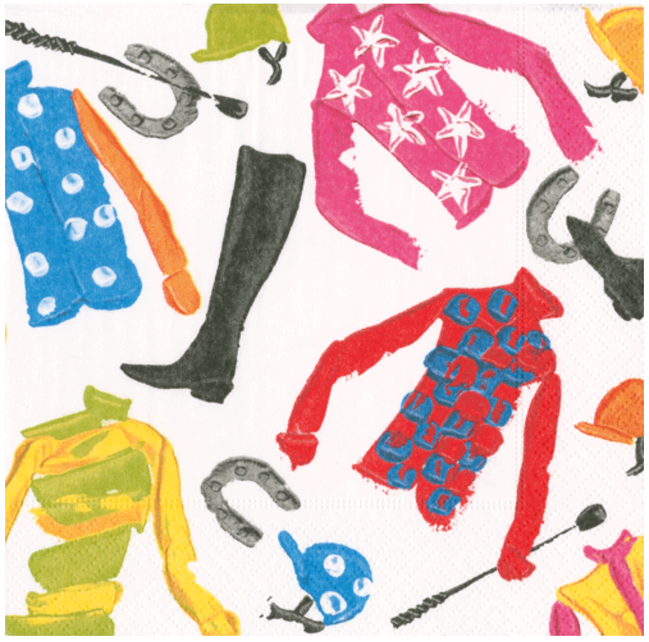 Cocktail Napkins : At The Races Retired