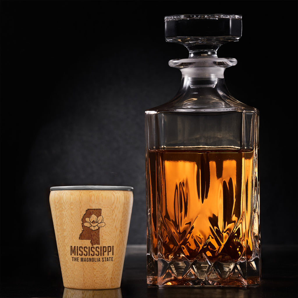 Bamboo Shot Glass - Mississippi