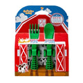 Green Tractor Utensils S/2