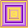 Bandana Gameday Scarf Purple & Gold Geometric