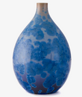 M Cobalt PURE Crystalline Teardrop Vase Retired