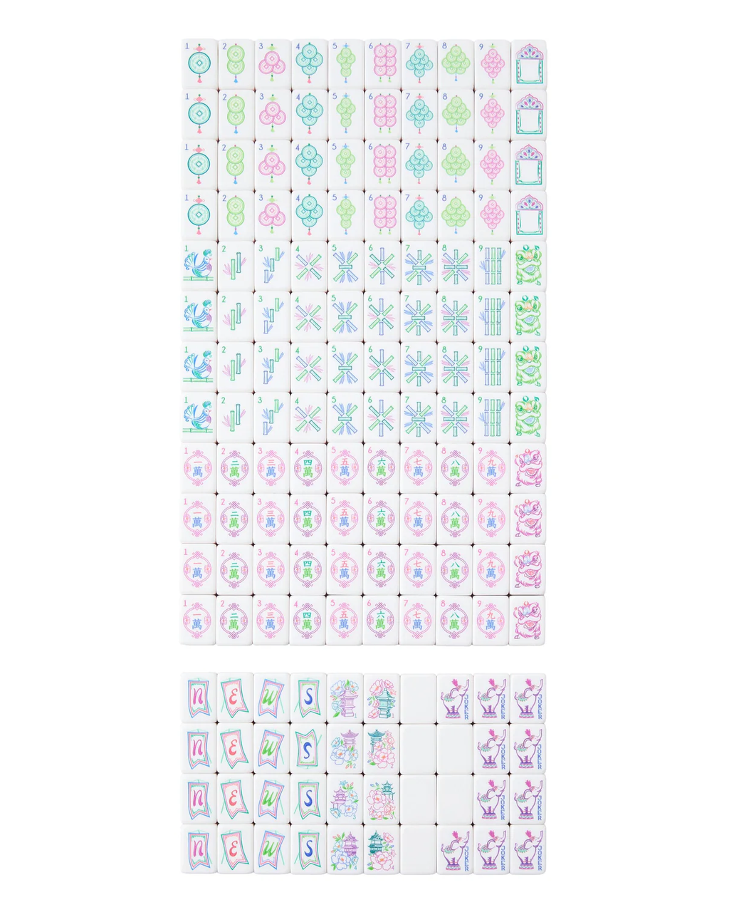 Amara Mahjong Tile Set