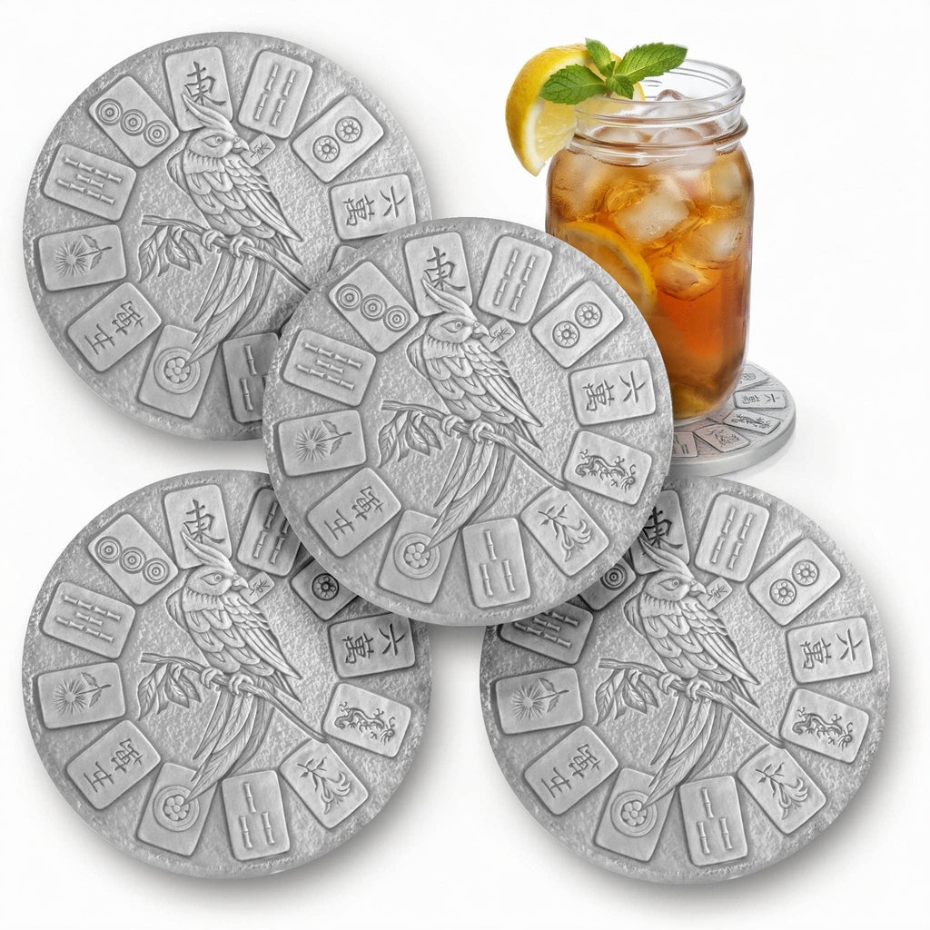 Mahjong Absorbent Drink Coasters